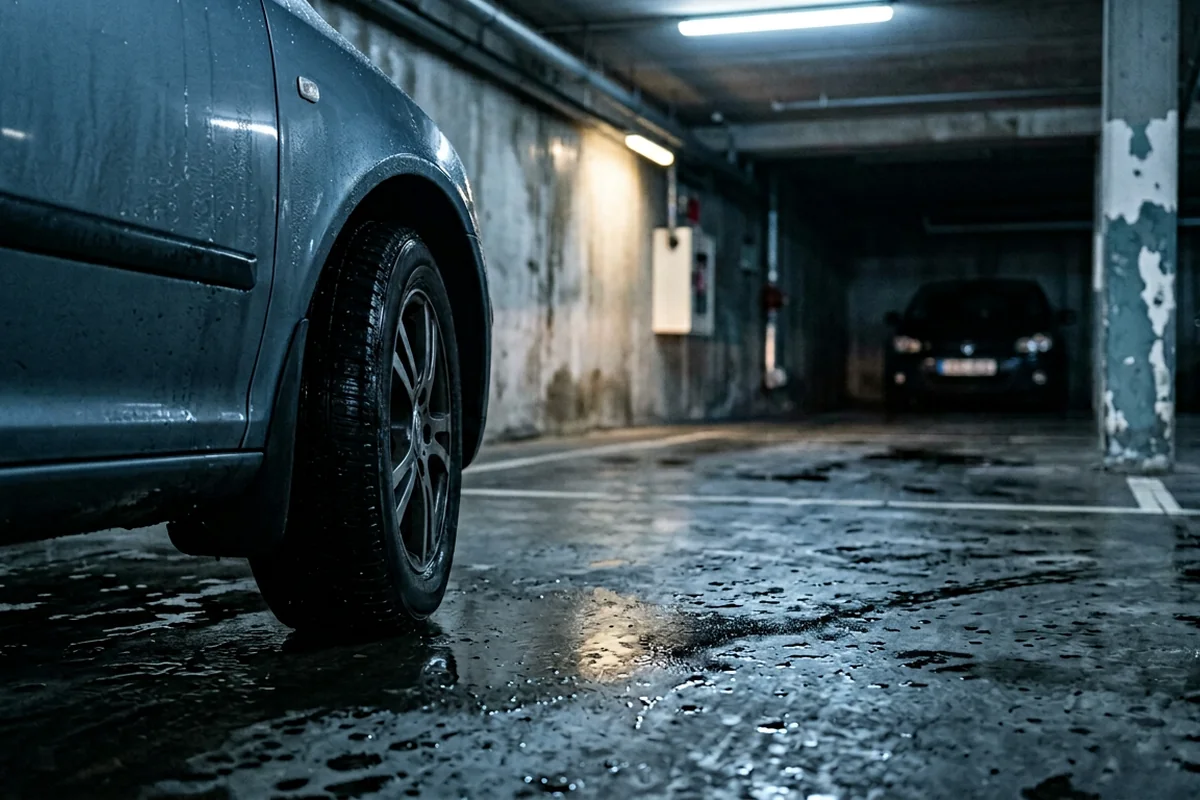 Miniatura artykułu o wilgoci w garażu i stanie opon, plik thumb-garage-1200x800.webp, wymiary 1200×800 pikseli
